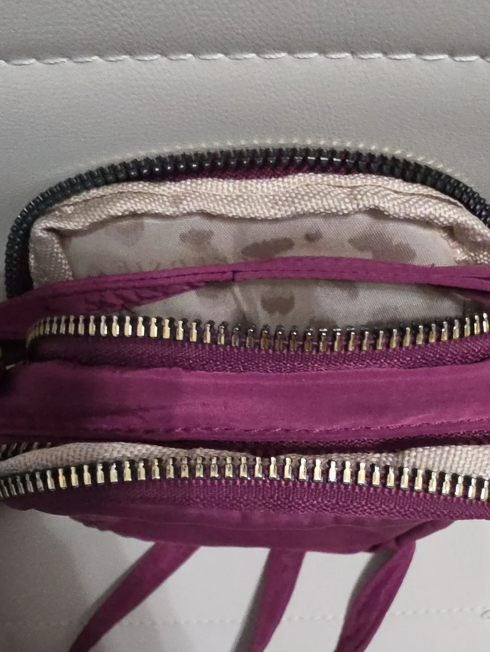 Kedzie Plum Compact Crossbody Bag